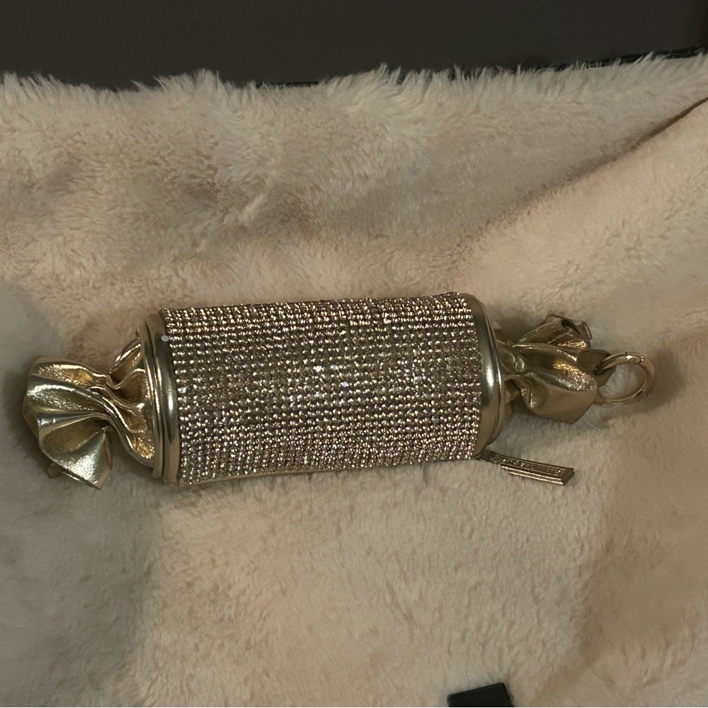 Sparkling Gold Clutch or Keychain - Picture 2 of 4